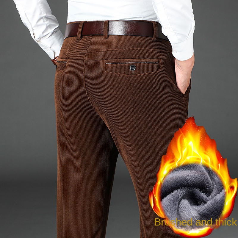 Winter Corduroy Mens Pants Thi - Corduroy Pant Warm 评论和价格
