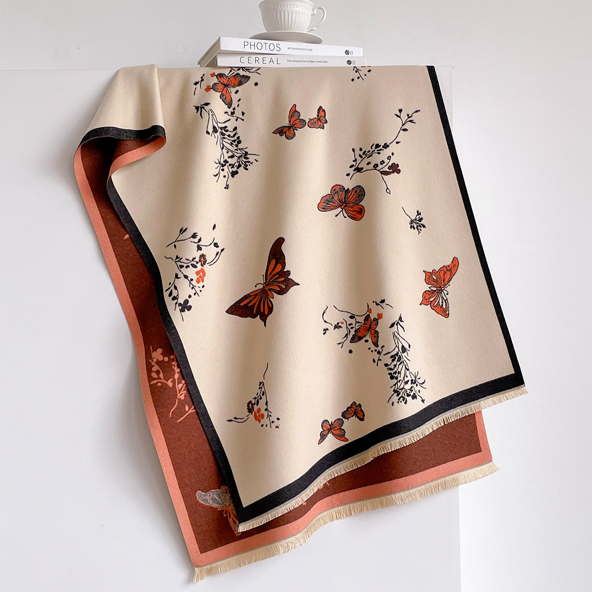 Women Imitation Cashmere Scarf - Cashmere Pashmina Wrap 评论和价格