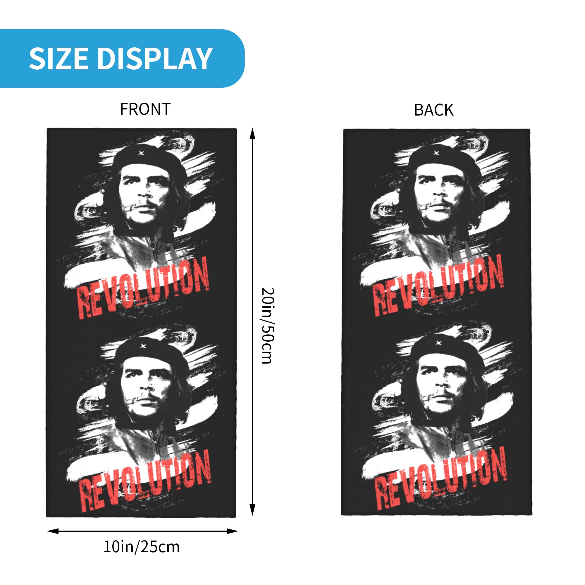 Custom Che Guevara Revolution  - Neck Gaiter Fleece 评论和价格
