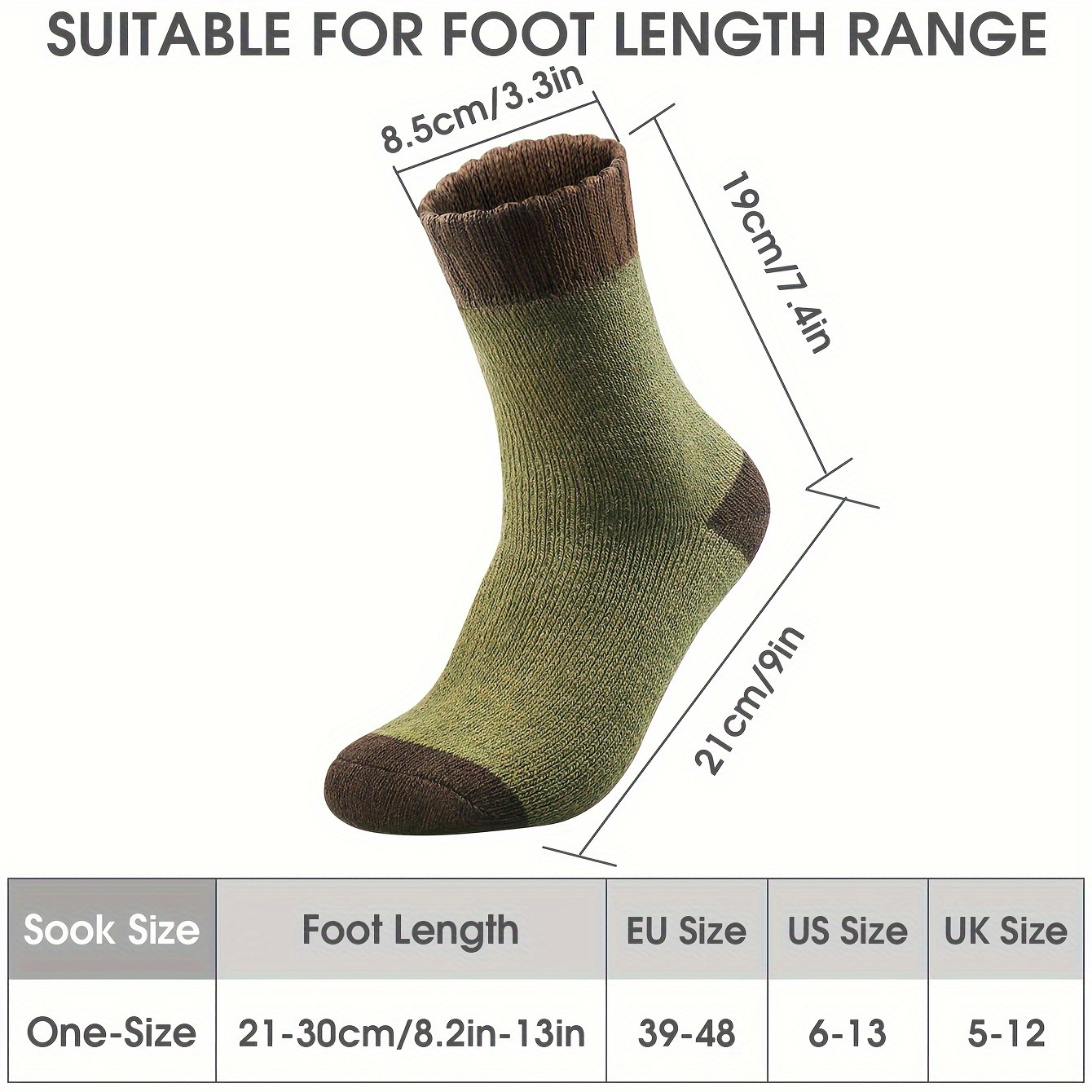Men Wool Thermal Crew Socks Th - Thermal Sock Wool 评论和价格