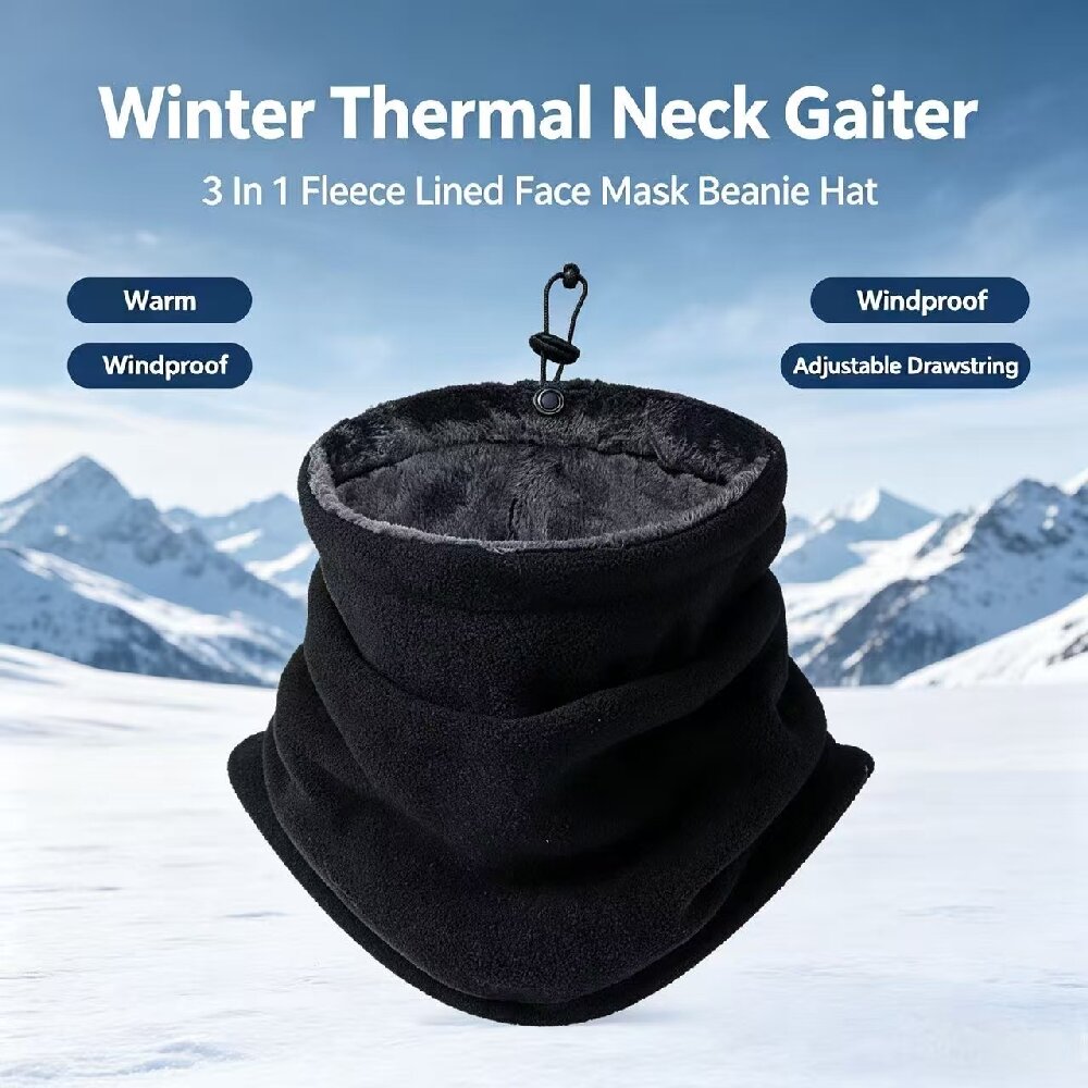 Winter MotorcycleWarm Mask Men - Neck Gaiter Fleece 评论和价格